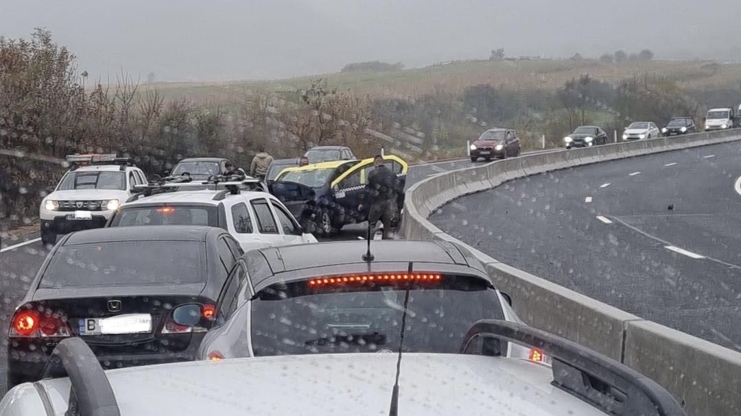 Accident rutier pe DN7 în zona localității Tălmaciu