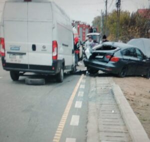 Accident rutier pe DN56 în zona localității Galicea Mare