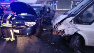 Accident rutier DJ 105G în zona localității Avrig