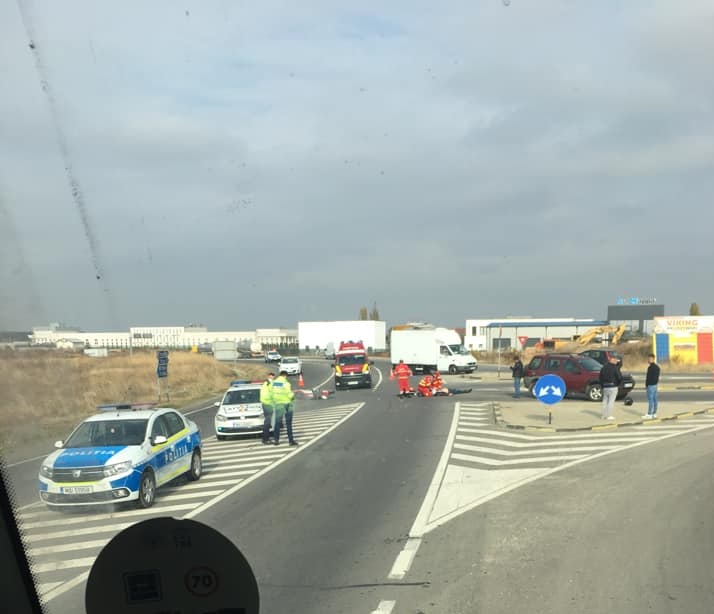 Dolj - Accident moto pe raza municipiului Craiova