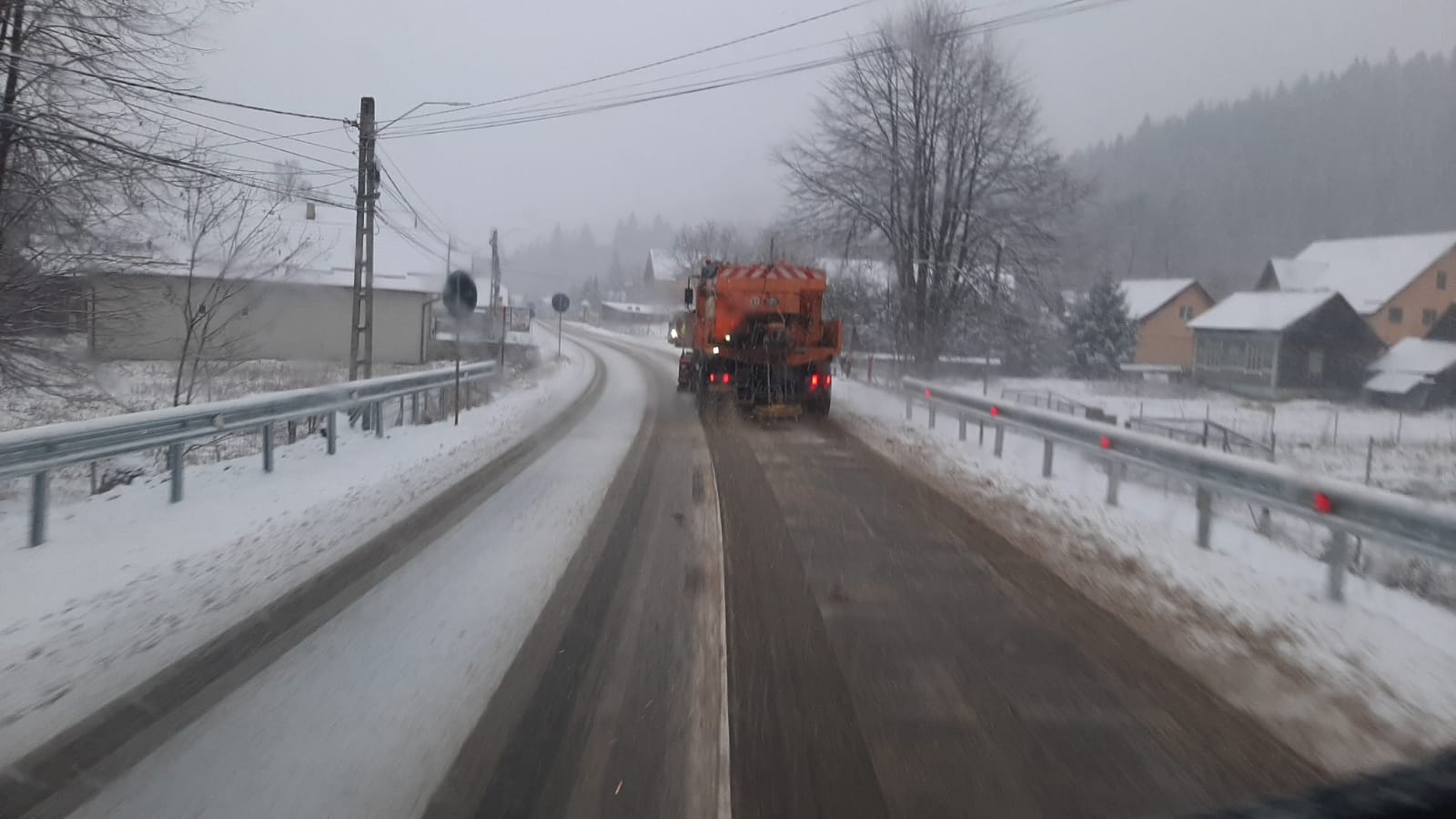 Suceava. Situația traficului rutier în cursul zilei de 7 decembrie 2021