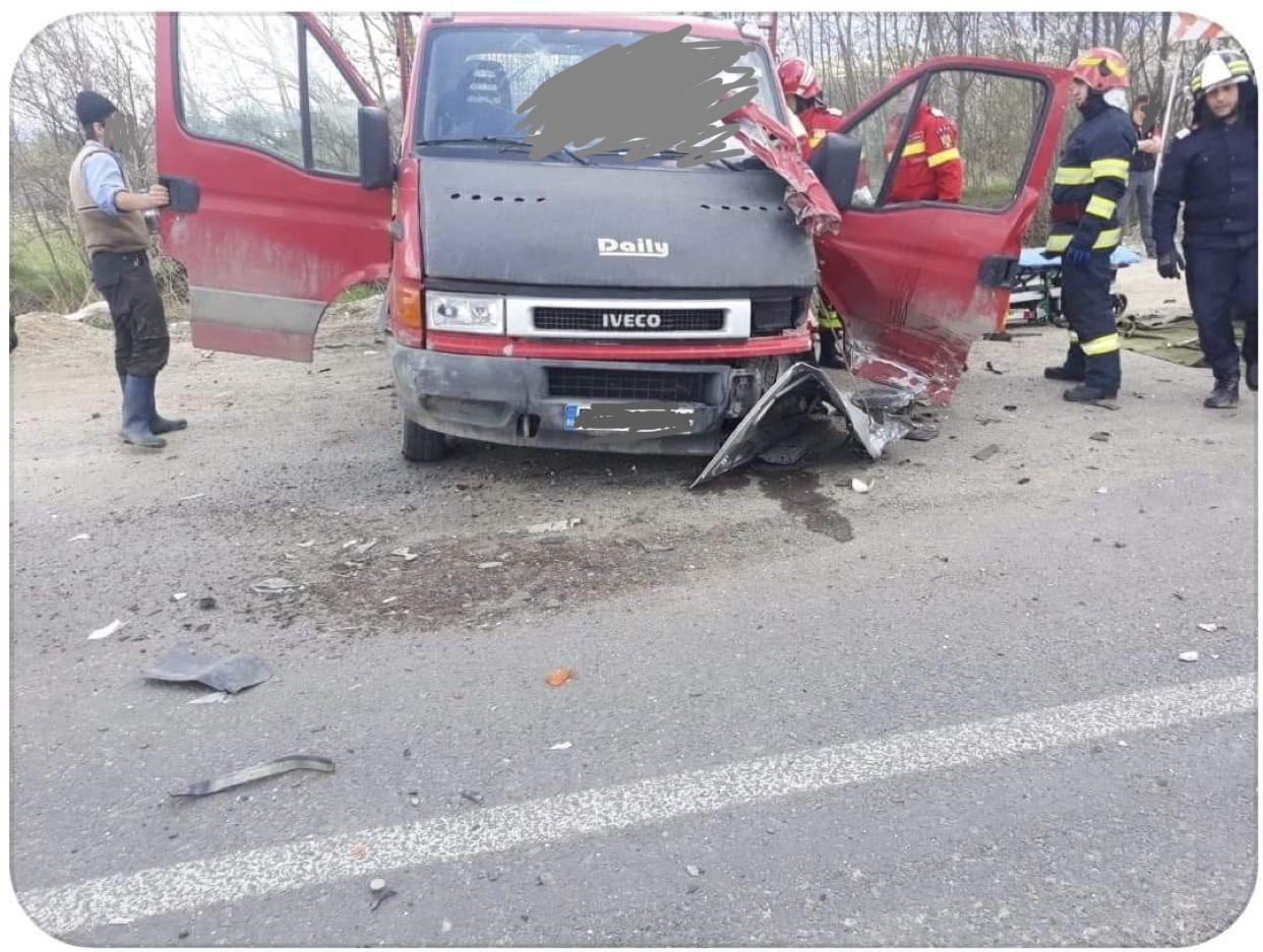 Accident rutier pe DN73 în apropierea localității Bran
