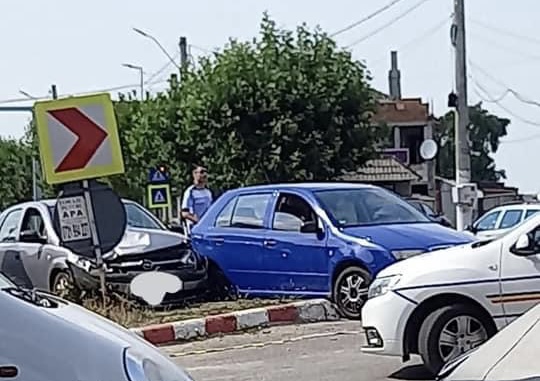 Accident rutier pe DN6 în localitatea Mihăilești