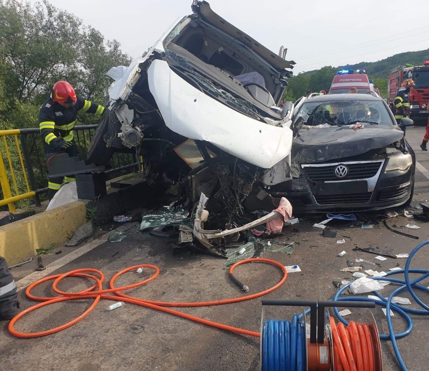 Accident rutier pe DN 1A în zona localității Teișani