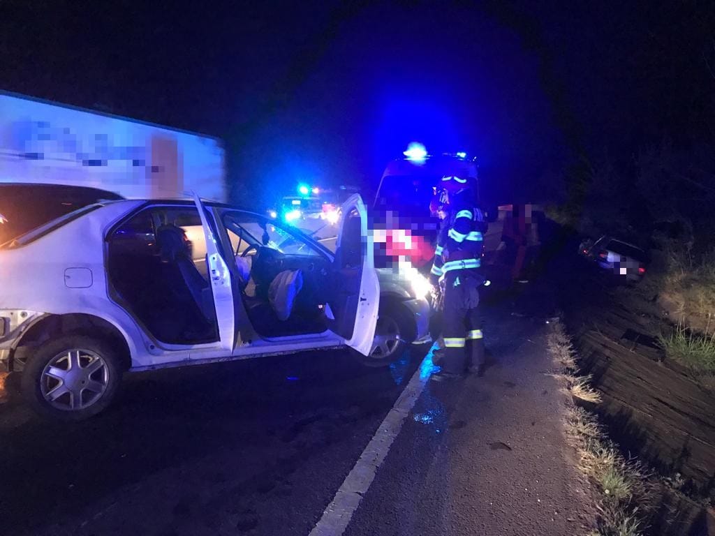 Accident rutier pe DN5 în zona localității Plopșoru