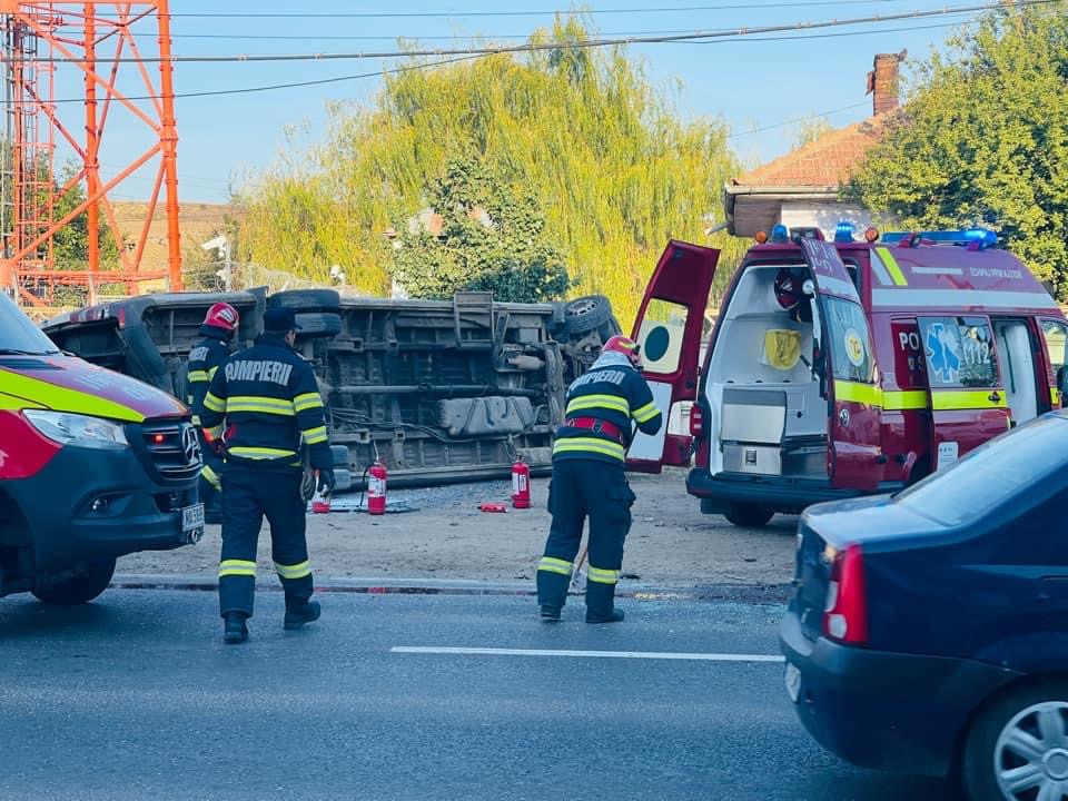 Accident rutier pe DN26 în localitatea Șivița