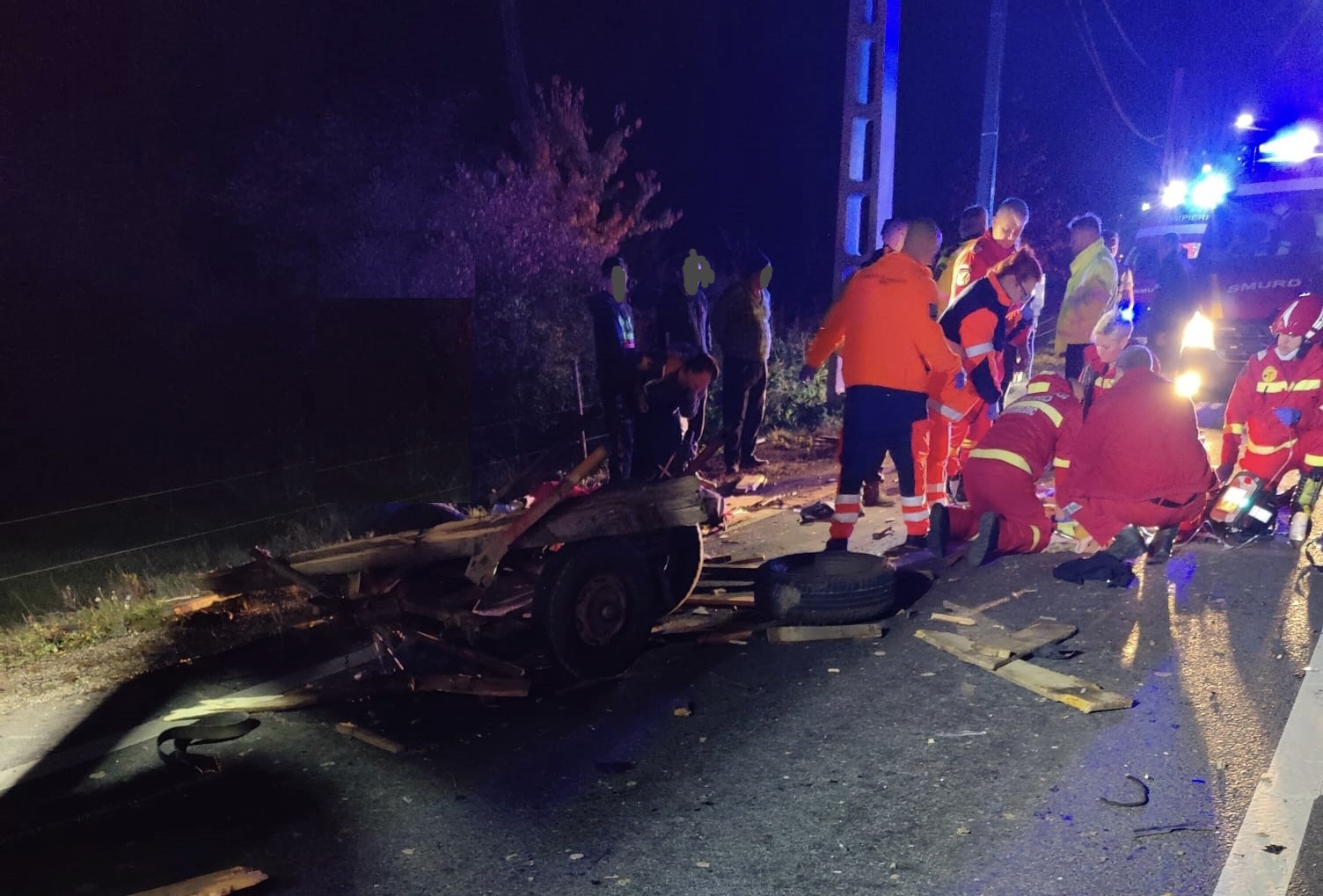 Accident rutier pe DN76 în zona localității Hidișelu de Sus
