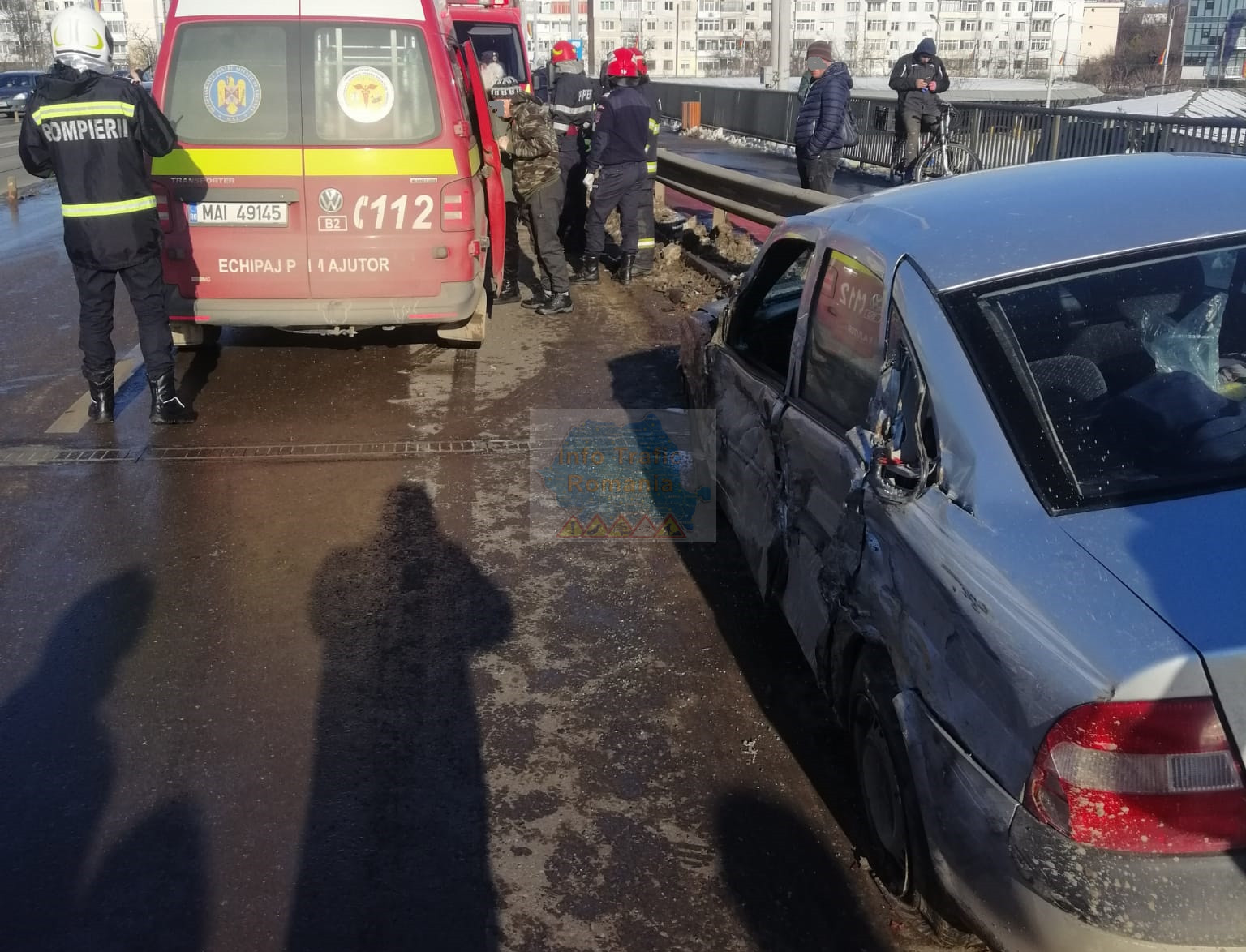 Accident rutier pe șoseaua Nicolina din Iași