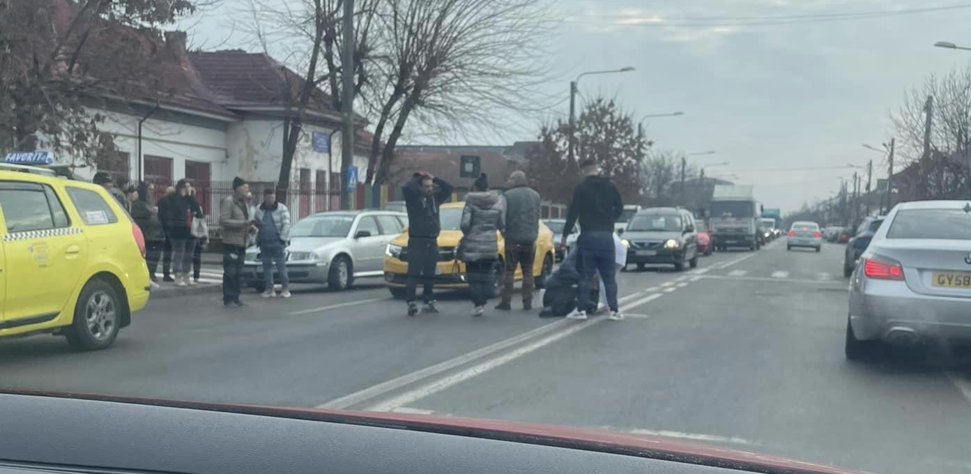 Pieton accidentat pe strada Brestei din Craiova