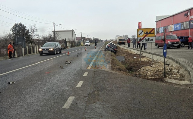 Accident moto pe Calea București din Murfatlar