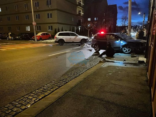 Accident rutier pe strada Tudor Vladimirescu din Sibiu