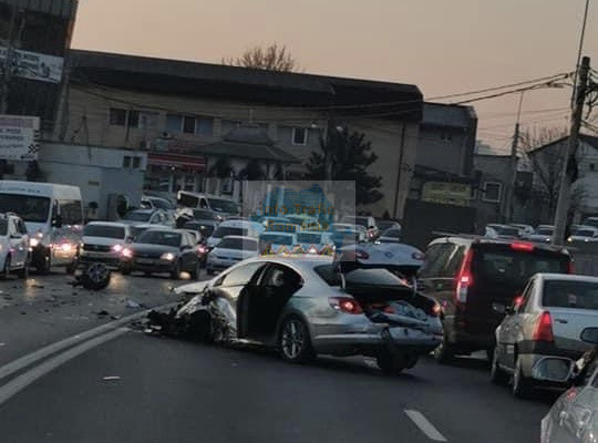 Foto! Accident rutier pe șoseaua Fundeni din București