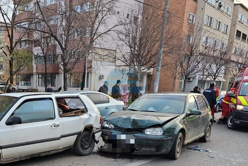 Accident rutier pe bulevardul Tudor Vladimirescu din DT Severin