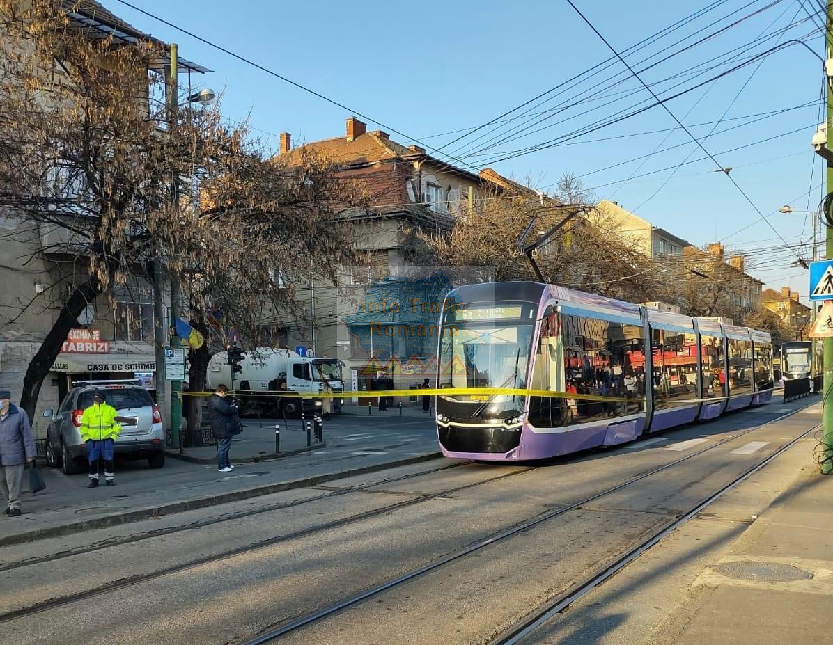 Pieton accidentat mortal de un tramvai în municipiul Timișoara