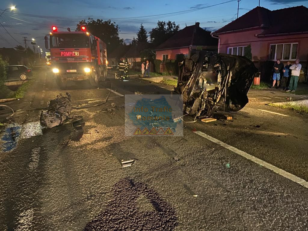 Accident rutier pe strada Principală din Gornești
