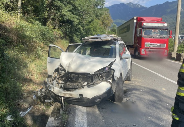 Accident rutier pe DN7 în localitatea Proieni