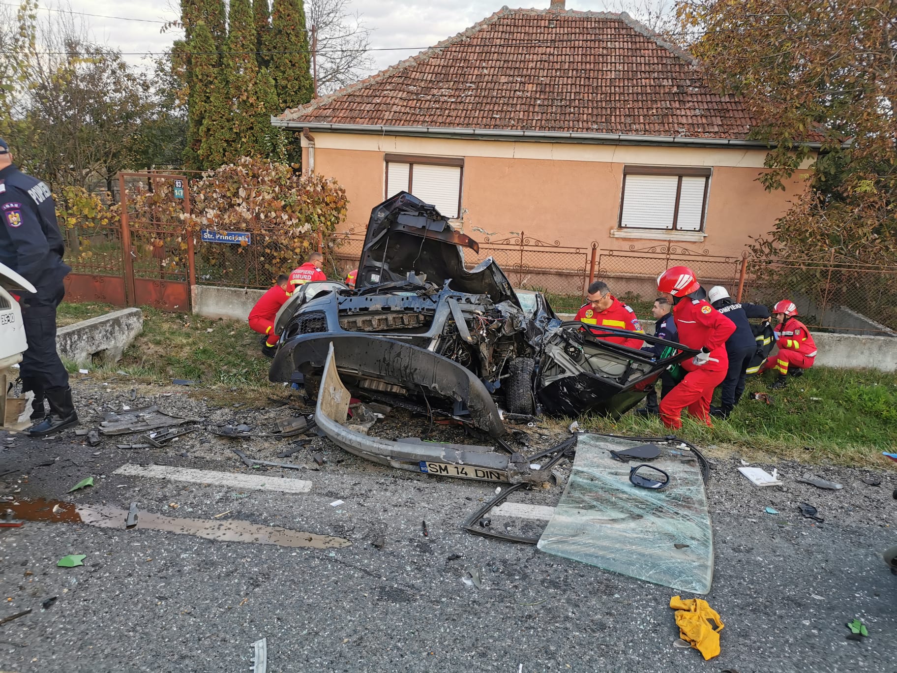 Accident rutier pe DN19 în zona localității Ciuperceni